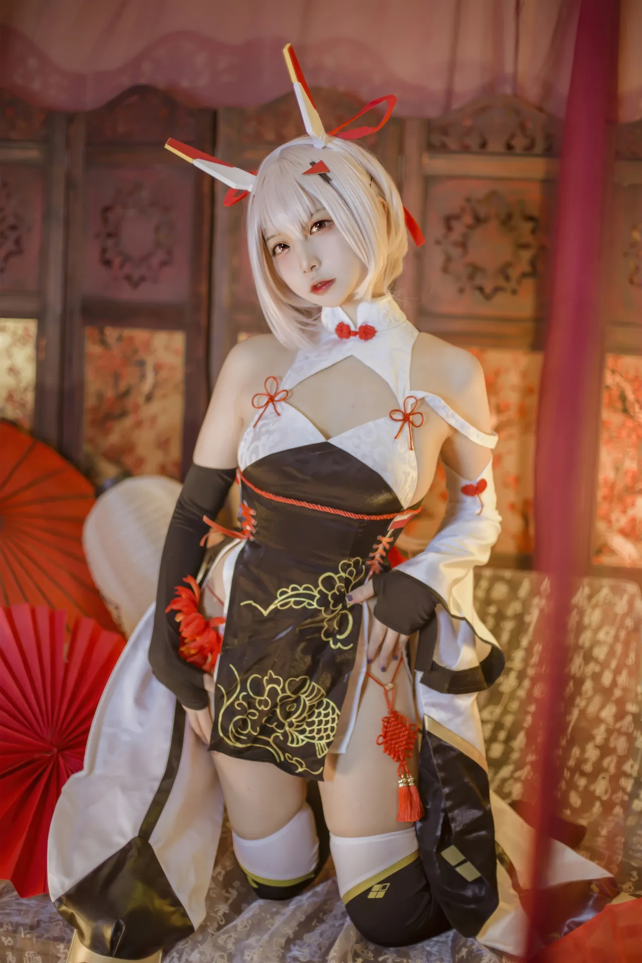 二佐Nisa - 碧蓝航线 绫波 新春旗袍-erohere12.webp